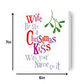 Brightside 'I've Got A Christmas Kiss' Wife Christmas Card