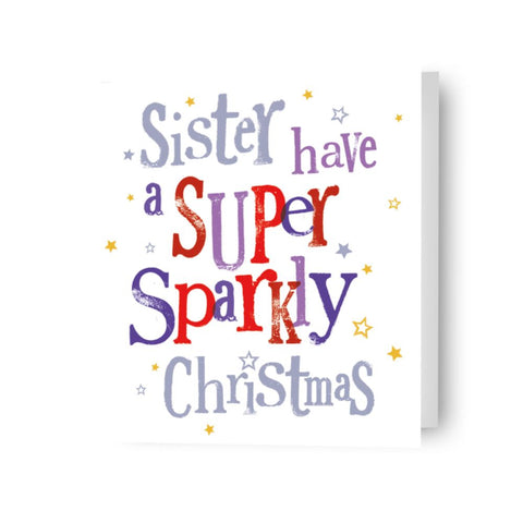 Brightside 'Have A Super Sparkly Christmas' zusterkerstkaart