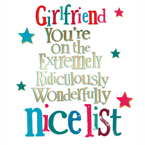 Brightside Girlfriend Christmas Card