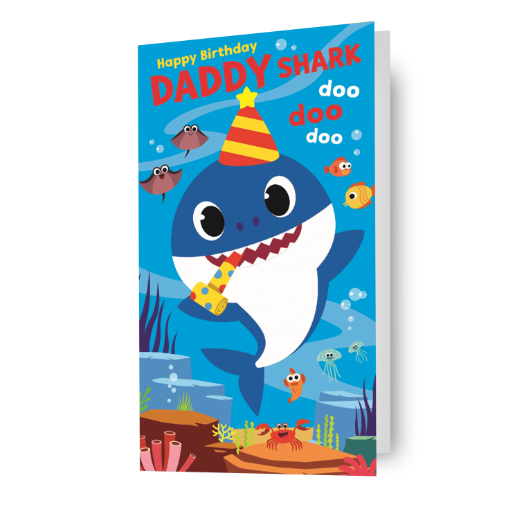 Baby Shark 'Daddy Shark' Birthday Card