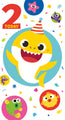 Baby Shark '2 Today' Birthday Card
