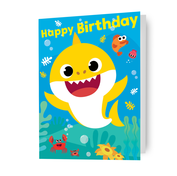 Baby Shark Happy Birthday Card