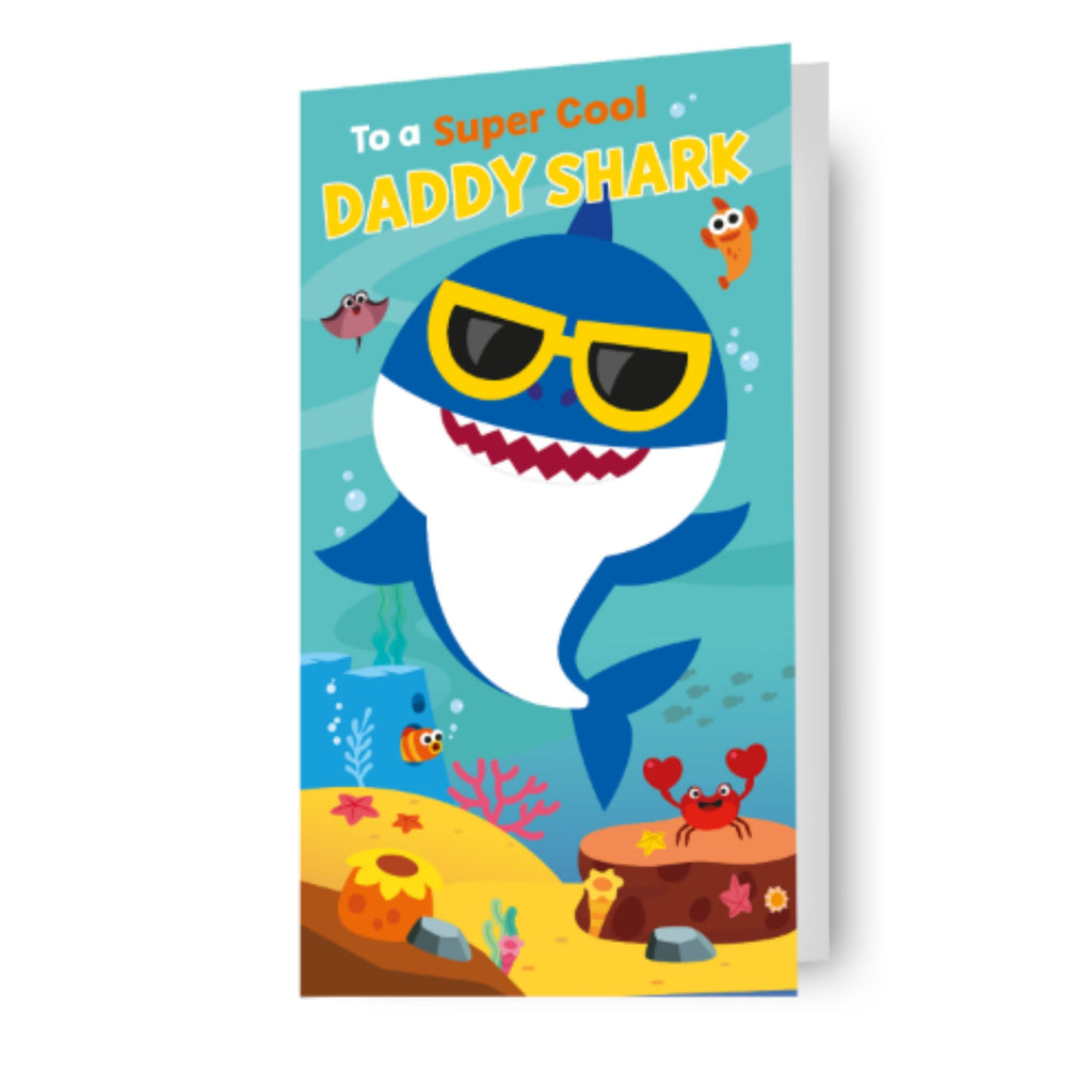 Biglietto per la festa del papà di Baby Shark