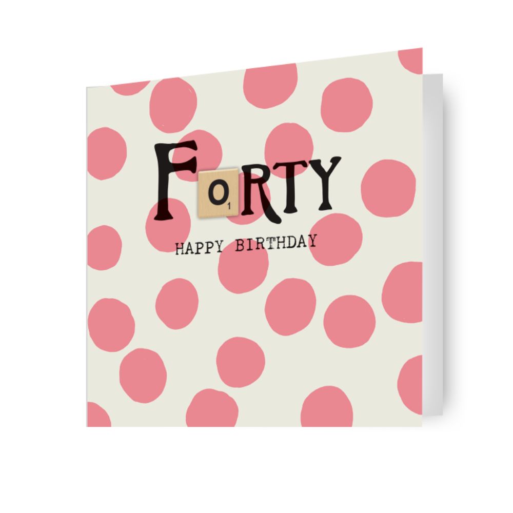 Bexy Boo Age 40 Birthday Card