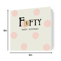 Bexy Boo Age 50 Birthday Card