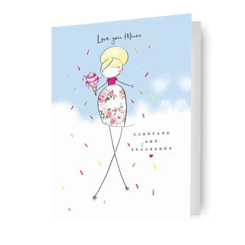 BEXY BOO 'LOVE YOU MUM' MOTHER'S DAY CARD