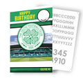 Celtic FC Personalise Birthday Card With Sticker Sheet