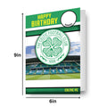 Celtic FC Personalise Birthday Card With Sticker Sheet