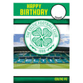 Celtic FC Personalise Birthday Card With Sticker Sheet