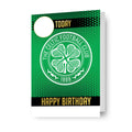 Celtic Personalise Name & Age Birthday Card with Included Sticker Sheet