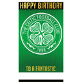 Celtic FC Personalise Birthday Card With Sticker Sheet