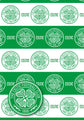 Celtic FC Gift Wrap 2 Sheet 2 Tag