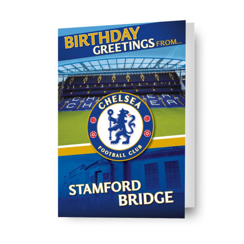 Chelsea FC Stamford Bridge Stadium Pop-Up Birthday Card