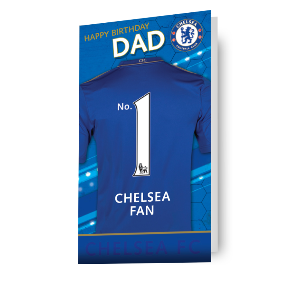 Chelsea FC 'Dad' Birthday Card