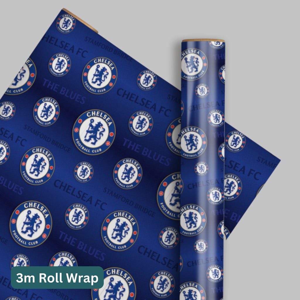 Chelsea FC 3m rol inpakpapier