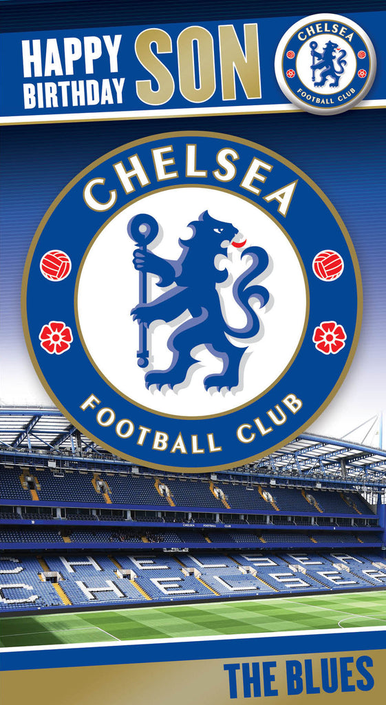 Chelsea FC zoon verjaardagskaart