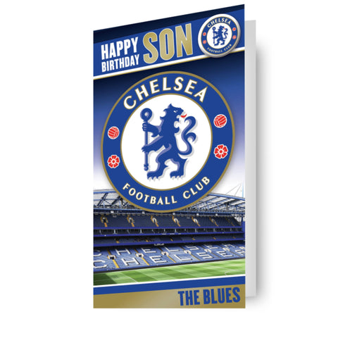 Chelsea FC Son Birthday Card