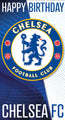 Chelsea FC Crest Birthday Card