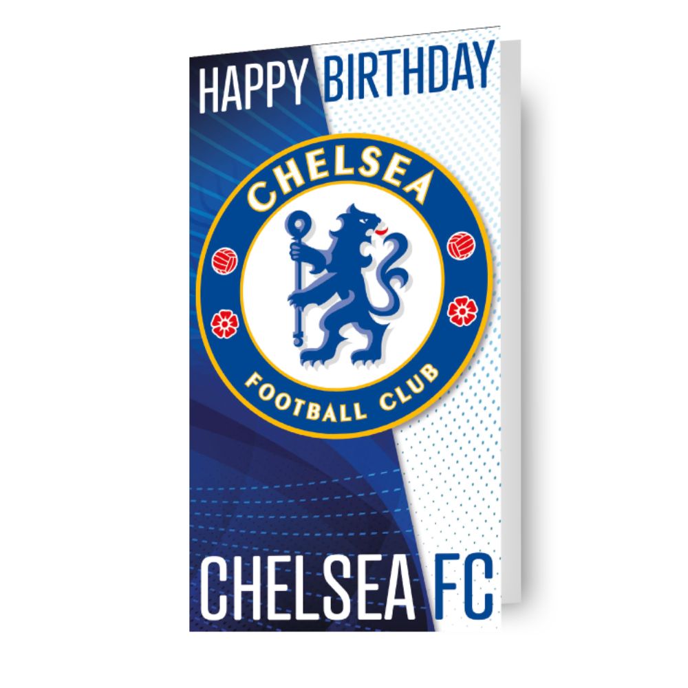 Chelsea FC Crest Birthday Card