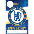 Chelsea FC Personalise Birthday Card With Sticker Sheet