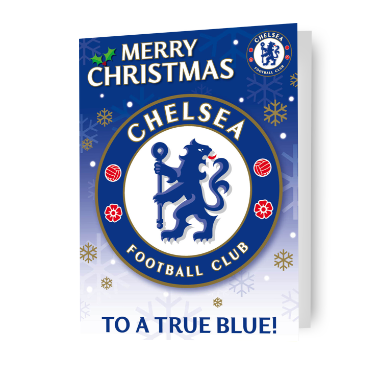 Chelsea FC 'To A True Blue'-kerstkaart