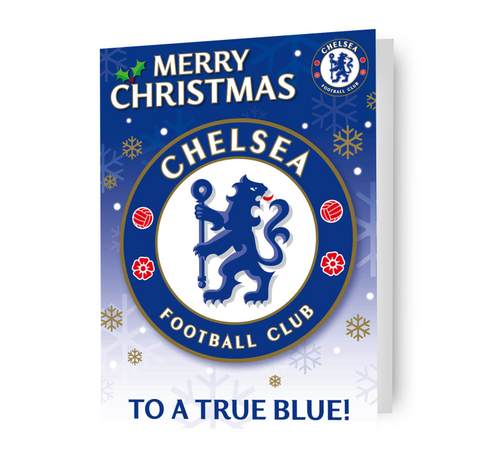 Chelsea FC 'To A True Blue' Christmas Card