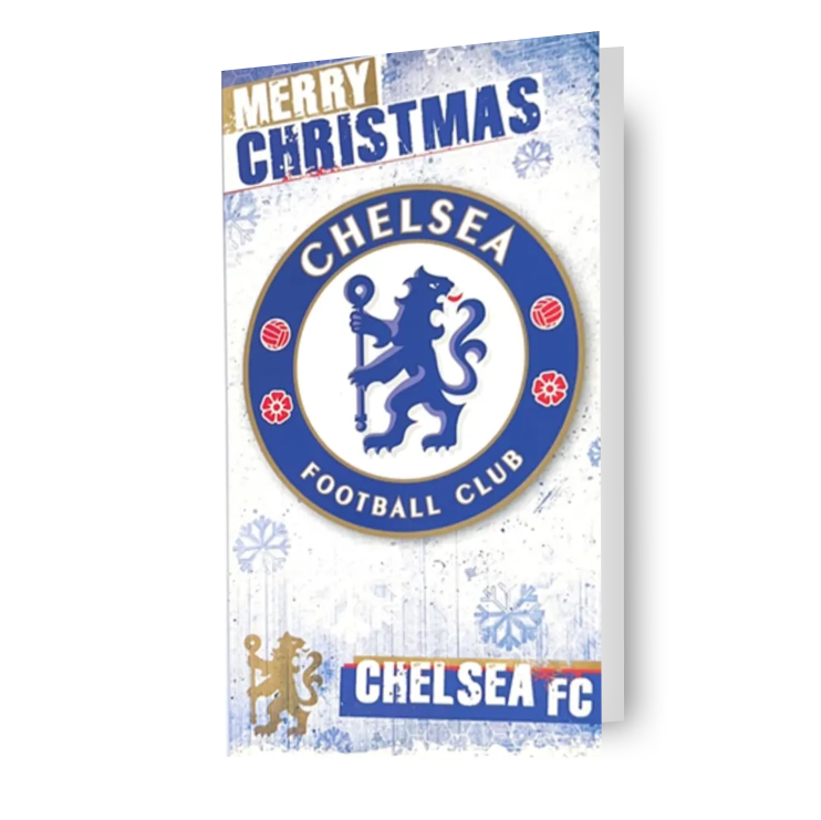 Chelsea FC 'Vrolijk Kerstfeest' Kerstkaart