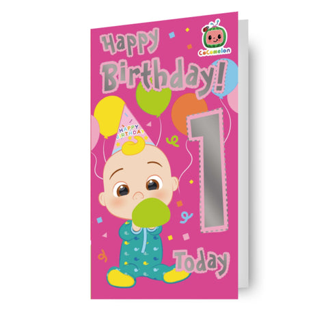 CoComelon Age 1 Birthday Card