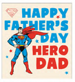 SUPERMAN HERO FATHER'S DAY CARD