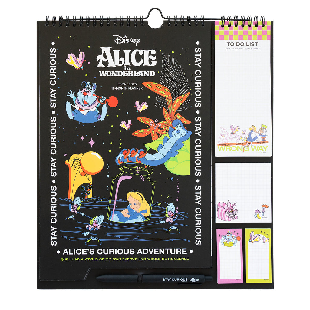 DISNEY ALICE IN WONDERLAND 2024/2025 CALENDAR PLANNER