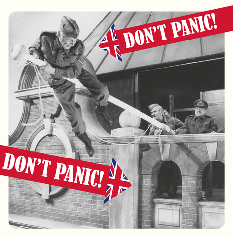 Dad's Army 'Don't Panic' Birthday Card