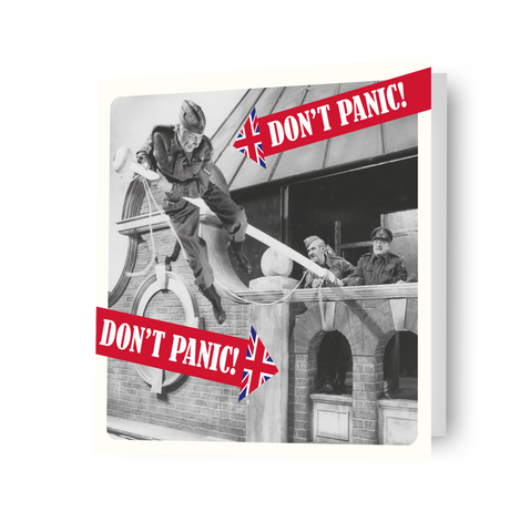 Dad's Army 'Don't Panic' Birthday Card