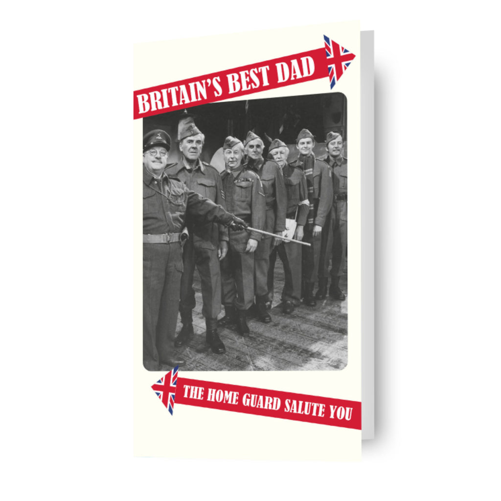 Dad's Army 'Britain's Best Dad' Birthday Card