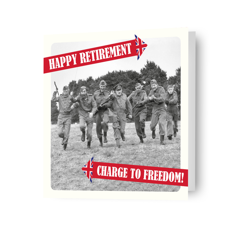 Dad's Army 'Happy Retirement' Card