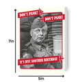 Dad's Army Funny Birthday Card