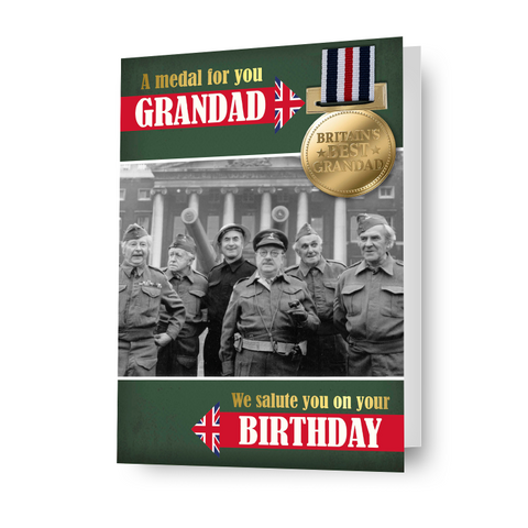 Dad's Army 'Grandad' Birthday Card