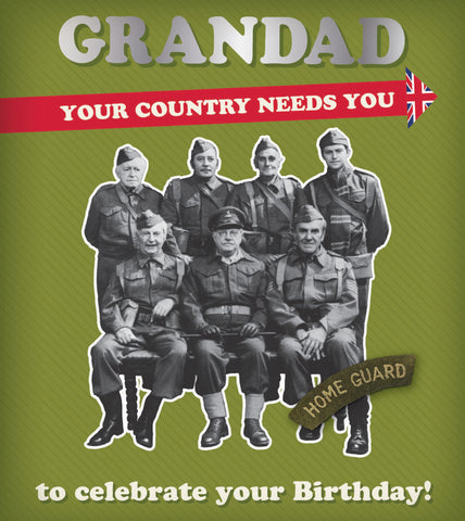 Grandad Birthday Card Dad's Army