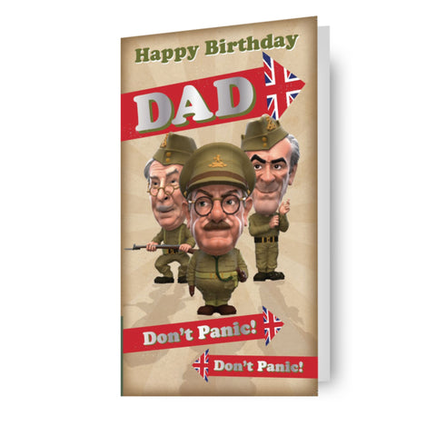 Dad's Army Dad Birthday Card