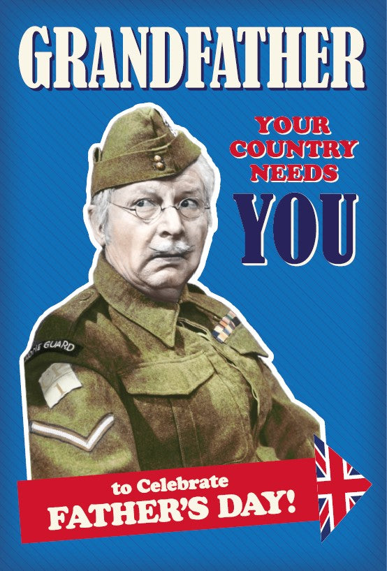 DAD'S ARMY GRANDAD FATHER'S DAY CARD