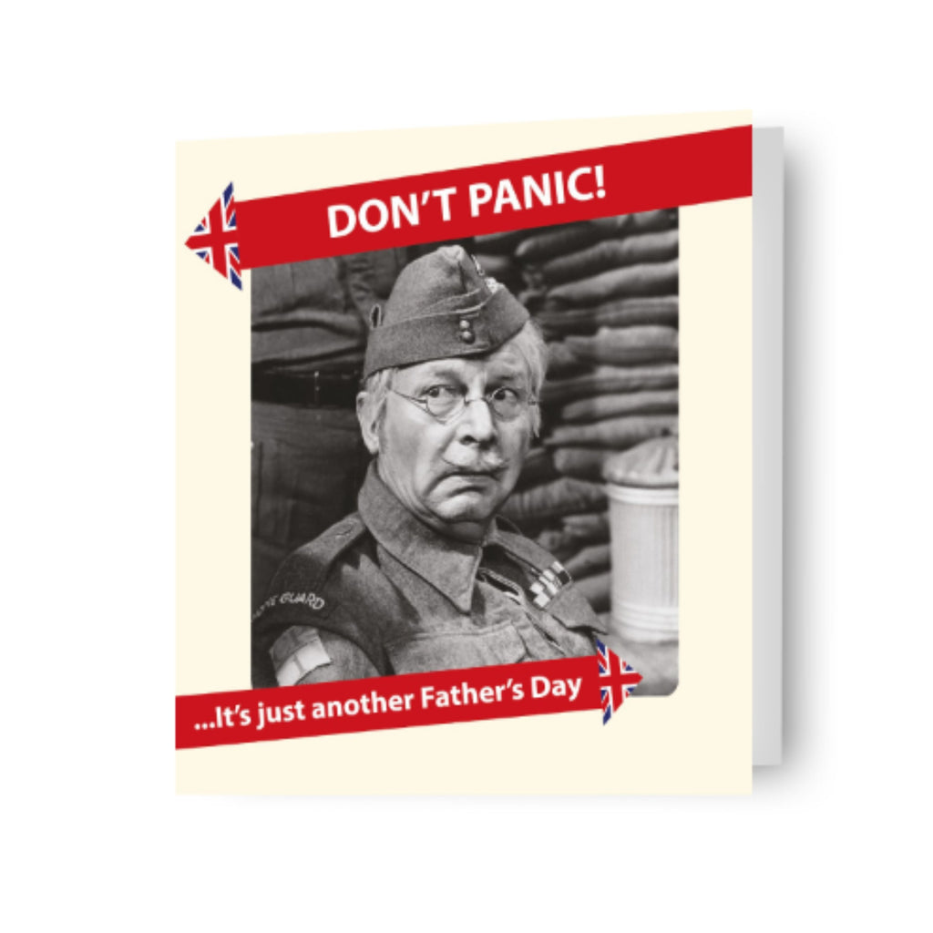 Dad's Army 'Don't Panic!' Father's Day Card