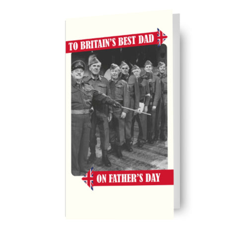 Dad's Army 'Britian's Best Dad' Father's Day Card
