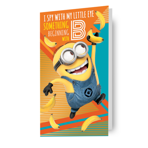 Grappige verjaardagskaart van Despicable Me Minion