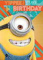 Despicable Me Minions 'Yippee! It's Your Birthday' Card