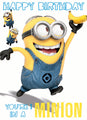 Despicable Me Minions '1 In A Minion' Birthday Card