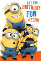 Despicable Me Minions Deurhanger Verjaardagskaart