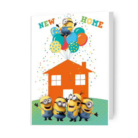 Despicable Me Minions 'Nieuw Huis' Kaart