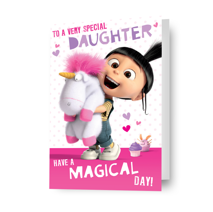 Despicable Me Minions 'Special Daughter' Birthday Card