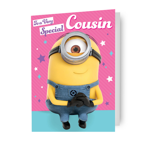 Despicable Me Minions 'Special Cousin' Birthday Card