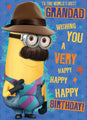 Despicable Me Minions 'Best Grandad' Birthday Card