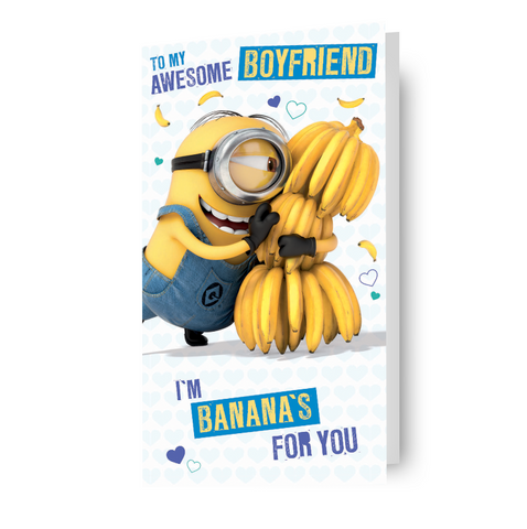 Biglietto d'auguri per fidanzato Cattivissimo me Minion